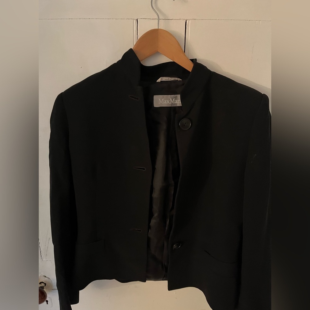 Black Max Mara vintage blazer